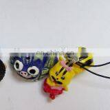 Fashion Promotional Plastic Cute Figure Keychain thumbnail-3