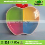 Apple Shape Empty Sealed Clear Plastic Container For Cotton Candy