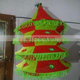 Traditional Red Chinese Fabric Lantern For Spring Festival Celebration