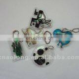 Decorative Custom Logo Printed PVC Down Feather Clothing Patches/label/tags thumbnail-1