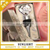 Beauty Crystal Heart Wedding Bottle Stopper for Wedding Return Gifts thumbnail-1
