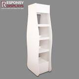 Wooden 4 Tiers Floor Milk Drink Beverage Display Rack thumbnail-3
