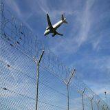 3m Height Welded Airport Fence Top With Razor Barbed Wire