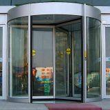  High quality automatic revolving stainless steel hotel door