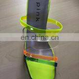 Summer Women Sexy Sandals Slip-on High Heel Jelly Shoes Ladies Outdoor Holiday Slipper Clear Shoes thumbnail-5