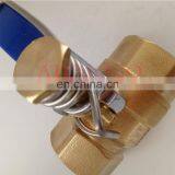 Low Price Brass Spring Close Ball Valve DN25 1inch thumbnail-3