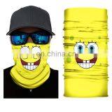 Wholesale Customized Seamless Multifunctional Headwear Outdoor Sports Soft Black Neck Gaiter Tube Bandana Face Mask thumbnail-3