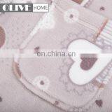 2018 Super Soft Spring Personalized Duplex Printed Coral Fleece Bathrobe With Button thumbnail-5