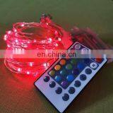 100LEDs RGB Fairy LED String Lights Battery Powered With Remote Indoor Outdoor Decorative Garden Christmas Tree thumbnail-6