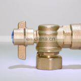 Customized Good Quality Brass Mechanical Lockable Ball Valve With Best Price thumbnail-1