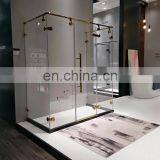 Tempered Glass Shower ISO BV CE Bathtub Room Frameless Glass Shower Door thumbnail-3