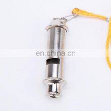 Wholesale Aluminum Outdoor Survival Whistle Football Basketball Sports Emergency Rescue Referee Whistle With Lanyard thumbnail-3