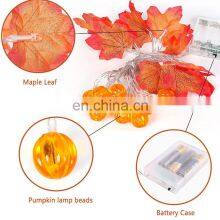 Fall Garland Maple Leaf Fairy Autumn Decor LED String Light For Halloween Holiday Home Party thumbnail-3