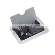 Office Hidden Aluminium in Desk Outlet Table Mount Socket thumbnail-4