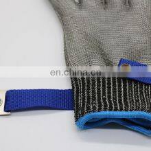 In Stock Butcher Stainless Steel Razor Wire Mesh Chain Mail Enforced Cut Resistant Gloves thumbnail-5