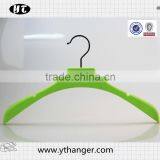 Green Velvet Flocking Hanger With Anti-slip Notch for Clothes thumbnail-1