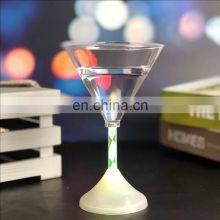 New Arrival Design LED Light Up Flashing Plastic Martini Cocktail Glasses thumbnail-5