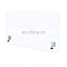 New Hot Frosted Plexiglass Clamp-on Desk Privacy Panels Desk Dividers Acrylic Office Partition thumbnail-4