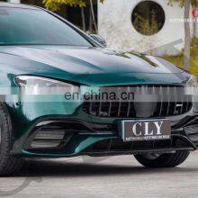 New Style Car Bumpers For 2021 Benz E Class W213 Upgrade E63S AMG Wide Body Kits With Grille Hood Fender Rear Diffuser With Tips thumbnail-3