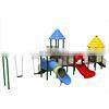Amusement Park Combine Plastic Slides Playsets Outdoor Kids Playground Games Equipment With Children Swings thumbnail-4