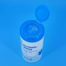 Non-woven 75% Alcohol Antibacterial Canned Wet Wipes for Personal Cleansing Moisturizing Hand thumbnail-2