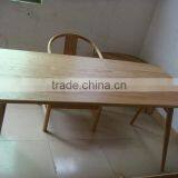 Sample Design Ash Wood Rectangle Long Dining/restaurant Table thumbnail-4