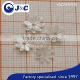 Carved Customized Natural Sea Shell ,white Mother of Pearl Lip Button for Decoration