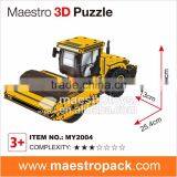 49PCS ROAD ROLLER Transportation 3d Puzzle thumbnail-2