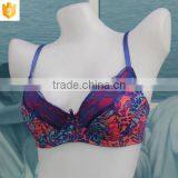 3/4 Blue Sexy Lace Bras for Women,push up Ladies Bra thumbnail-2