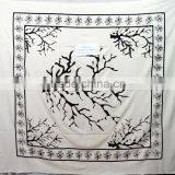 Coral Print Beach Throws Bed Sheets Printed Fringes Bed Covers thumbnail-1