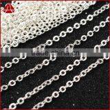 30 Inch Full Roll Brass Flat Cable Chain Oval Link Bulk With Connectors, Fashion Jewelry Cable Chain thumbnail-4