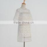 Organ Short Sleeve Straight Daily Wear Dress Women thumbnail-3