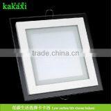 Dimmable 6w 12w 18w Square Glass LED Panel Light SMD 5730 LED Square Kitchen Lamp Indoor Lighting thumbnail-3