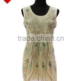 multiple designs ladies chiffon lace dress patterned sequins dress for women                        
                                                Quality Choice