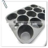 Hand-cast Iron Baking a Cake Pan, Round, Ten Hole thumbnail-2