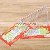 Office Gear V Shape Transprent Acrylic Stand-up Sign Holder thumbnail-5