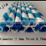 2015 New Hard Striped Plastic Drinking Straw