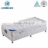 White Knitted Fabric Euro Spring Mattress thumbnail-1
