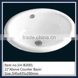 Chaozhou Famouse Common Ceramic Counter Wash Basin thumbnail-1