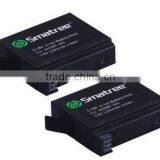 3.8v 1290mah Battery & 3 Channel Charger for Go Pro Smatree With High Quality thumbnail-1
