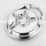 Bulk Stainless Steel Lunch Dinner Plates Tray Dinnerwares Wholesale thumbnail-6
