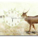 Wholesale Cheap Deer Quartz Wall Time Clock thumbnail-2