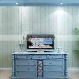 Non Woven New Design Blue Mediterranean Wallpaper Wholesale thumbnail-4