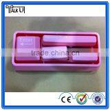 Money saving 3 in 1 multifuntional keyboard office stationery, useful brush stapler paper punch office stationery