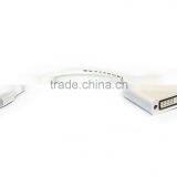 Mini Dispalyport Dvi Adapter DP1.2 to DVI 24+1/24+5 Cable DVI Adapter White/black