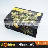 12 Solar Powered Christmas Holiday Led Owl Golden Outdoor String Lighting thumbnail-4