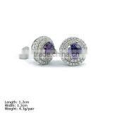 [SZH-1205] 925 Silver Jewelry Set With CZ Stones, Micro Pave Setting, Wedding Jewelry Sets. thumbnail-3