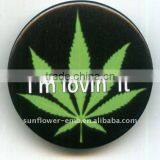 Advertising Slogan Pin Button Badge