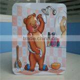 Wholesale Little Bear Bath Catoon Small Square Butter Cookies Tin thumbnail-5