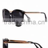 2015 New Star in Personality Metal Circular Leg Sunglass Big Box Lady Sunglasses thumbnail-1